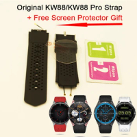 Original Straps For Kw88 Smartwatch Smart Watch Phone Watch Clock Wrist Strap Watch strap black belt watchband Smart Accessories