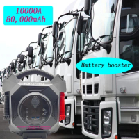COSS IFTW 12V 24V 10000A 80000mAh Car Battery Booster Jump Starter 12V 24V for All Trucks Up to 35L Gas &amp; Diesel Engine