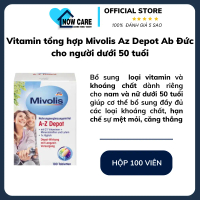 Viên hỗ trợ sức khỏe Mivolis AZ Depot Đức Cho Người dưới 50 Tuổi hộp 100v