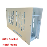 Laptop eGPU CASE External Graphics Card Bracket+Metal Frame Video Card Dock GPU Holder Oculink/M.2 NVMe PCIE4.0 Notebook GDP NUC