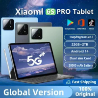 2025 Global Original Pad 6S Pro Tablet Android Snapdragon 8 Gen 2 11Inch Android 14 22GB+2TB HD Scre