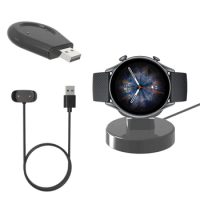 Dock Station Charger Stand Charge Adapter USB Charging Cable for Amazfit GTR 4/GTR4 GTS 3 GTS4/GTS3 GTR3 Pro T-rex 2/Ultra Watch