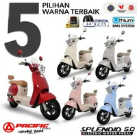 Sepeda Listrik Splendid 5,0 Lithium Baterai Pink