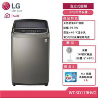 LG 樂金 WT-SD179HVG 17公斤直立式變頻洗衣機 第3代DD洗 贈基本安裝 (獨家送雙好禮) 客約賣場