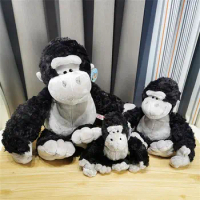 Stuffed Animal Gorilla Plush Toy Monkey Doll Chimpanzee Orangutan Stuffed Doll Pillow Toys Simulation Home Decoration