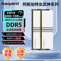 【千羽家居】阿斯加特女武神DDR5臺式機RGB馬甲內存條32G/6000/6400/6800/7200