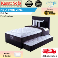 Comforta SuperFit Neo Twin 2 in 1 Full Set Mattress / Matrass Kasur Springbed 2in1