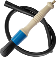 DECOHS Parts Washer Brush with 31 Inch Hose- Wear Resistant Parts Cleaning Brush- Parts Cleaner Flow