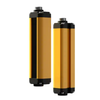 FGM-LG Light barrier sensor 40mm 4 6 8 beam spacing Industrial machine protection NPN PNP 12-24V Safety light curtain sensor