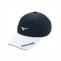 【MIZUNO 美津濃】帽子 慢跑帽 棒球帽 運動帽 遮陽帽 黑白 J2TW150191