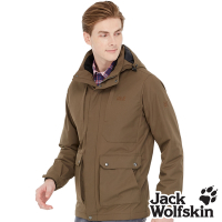 【Jack wolfskin 飛狼】男 防風防潑水保暖外套 (蓄熱鋪棉)『橄欖綠』