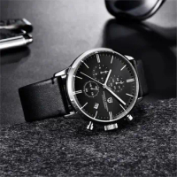 PAGANI DESIGN Minimalist Men's Automatic Mechanical Watch Leather Waterproof 30M Automatic Date Sapphire Classic Watch for Men R