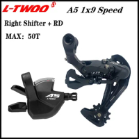 LTWOO A5 1X9 9 Speed Derailleurs Trigger Groupset 9s 9v Shifter Lever Rear Derailleur 2 Kits Switches Compatible SHIMANO