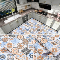 家用地板貼耐磨防水臥室客廳浴室自粘地板貼紙PVC地板革加厚防滑422