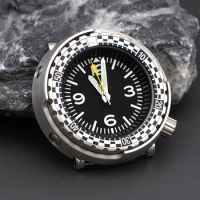 Silver Tuna Watch Seiko Mod NH35 Japan Movement 30ATM Waterproof Sapphire Crystal Mechanical Watches Canned Style Luminous Dial