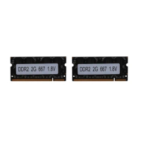 2X DDR2 2GB Laptop Ram 667Mhz PC2 5300 SODIMM 1.8V 200 Pins For AMD Laptop Memory