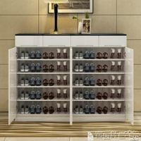 鞋櫃 定制鞋櫃實木簡約現代白色烤漆大容量門廳玄關櫃多功能客廳鞋櫃超薄JD 寶貝計畫