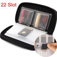 Portable 22 Slots Memory Card Micro SD Card Storage Bag Carrying Pouch Holder Wallet Case For SD/SDHC/MS/DS/CF Cards Organizer
