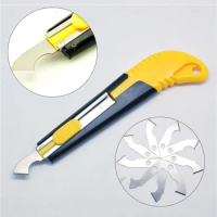 New 1set PVC Acrylic Plastic Sheet Perspex Cutter Hook Cutting Tool With 10 Spare Blades