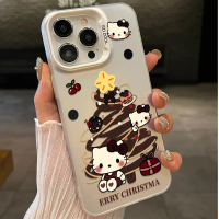 Casing iPhone bertema kucing Natal untuk Apple: iPhone 17, iPhone 7, XS, XR, 11, 12, 13, 14, 15, 16 