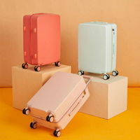 行李箱 糖果色行李箱女學生韓版小清新萬向輪拉桿箱男旅行箱密碼箱登機箱