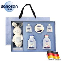 【sanosan】baby喜迎新生寶寶甜心禮盒(含提袋)