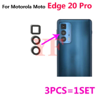 10Set For Motorola Moto Edge 20 Pro S Pro Edge 30 Fusion Neo Edge S30 Rear Back Camera Glass lens Cover with Adhesive Sticker