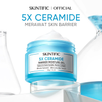 【live2】SKINTIFIC 5X Ceramide Moisturizer Barrier Repair Moisture Gel 30g Day Night Cream Pemutih Waj