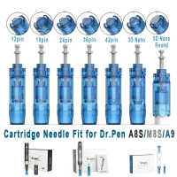 20Pcs Dr Pen M8S/A8S/A9 Cartridges Microneedling Replacements Tips