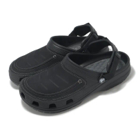 【Crocs】洞洞鞋 Yukon Vista II LR Clog M 男鞋 黑 灰 尤肯 克駱格 休閒鞋 卡駱馳(2076890DD)