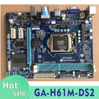 GA-H61M-DS2 motherboard LGA 1155 DDR3 16GB for desktop motherboard SATA II ATX 100% testing