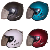 HELM MRJ MODEL CENTRO dauble visor Kaca