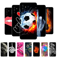 for Samsung A14 4G A15 A25 A35 5G Case Football Soft Silicone Back Case for Samsung Galaxy A14 Phone Cover for Samsung A 14 etui