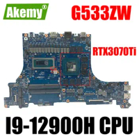 G533ZW Laptop Motherboard For ASUS G533ZW G533ZS G533ZM G533Z Mainboard Test OK w/ I9-12900H CPU RTX3070Ti GPU 6050A3340404-MB