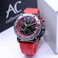 JAM TANGAN PRIA ALEXANDRE CHRISTIE AC9205 AC 9205 RUBBER ORIGINAL. GARANSI RESMI 1TAHUN Watches Quar
