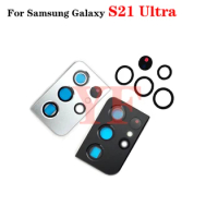 For Samsung Galaxy S21 Ultra S21 Plus Rear Camera Lens Glass Cover Frame Ring Holder Braket Assembly