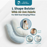 [Bolster Sahaja]Bantal Guling Bayi Bentuk Kecantikan / Bantal Guling Fabrik Titik 3D Bentuk L / Bant