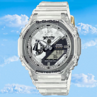 CASIO 卡西歐 G-SHOCK 40週年 八角形錶殼 透視結構 雙顯腕錶 禮物推薦 畢業禮物 42.9mm / GMA-S2140RX-7A