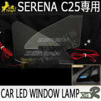 XGR LED car WINDOW Triangle lamp atmosphere light for serena C27 2022 2023