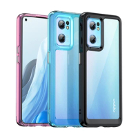 For OPPO Reno7 5G Case For OPPO Reno7 Pro 5G Cover Cases Shockproof Candy Soft TPU Protective Phone Back Cover For OPPO Reno7 5G