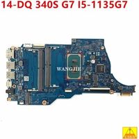 For HP OEM 14-DQ 340S G7 Laptop Motherboard With SRK05 I5-1135G7 CPU DA0PAHMB8E0 0PAH 100% Teted OK