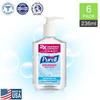 【Purell】美國普瑞來 乾洗手凝露 236ml 6入