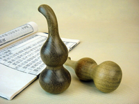 木檀世家金絲楠木葫蘆(大號) 自然本色葫蘆一只 工藝品手把件木雕