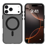 เคสชาร์จไร้สายแบบแม่เหล็ก, เคสใส, สำหรับ iPhone 17 Pro Max, เข้ากันได้กับ iPhone 17 Pro Max