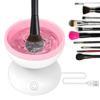 1pc Electric Makeup Brush Cleaner Machine, Silicone Brush Cleaner Machine Beauty Blender Cleanser For Beauty Makeup Brushes