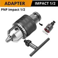 Adapter Impact Wrench Ke Mesin Bor Drill Chuck 13 mm Kepala Chuck Untuk Bor listrik Impact wrench