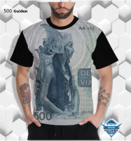 kaos pria baju kaos unik dewasa 500 gulden