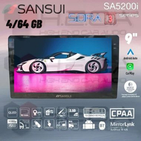 SANSUI SORA 3 Series 4/64 GB GEN3 Android 9" Inch SA-5200I Head Unit Tape Mobil GEN 3 Head Unit Only