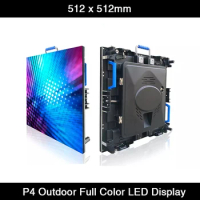 12Pcs/Lot Stage Outdoor Rental P4 LED Video Wall 512*512mm LED Panel for LED Display Screen
