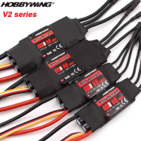 NEW Hobbywing Skywalker V2 40A 50A 80A 100A Brushless ESC Speed Controler 3~6S with reverse thrust For Fixed wing duct aircraft